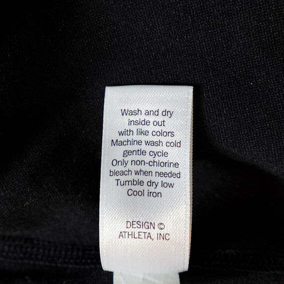 Athleta Dress Womens Small Black Ponte Fit and Flare En Route Career Office - Picture 12 of 16